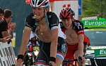 Frank Schleck pendant la sixime tape du Tour de Suisse 2011
